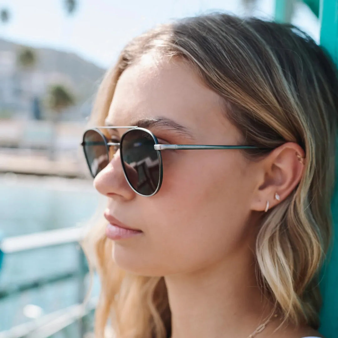 I-SEA - Easton with Gunmetal Frames and Brown Polarized Lenses