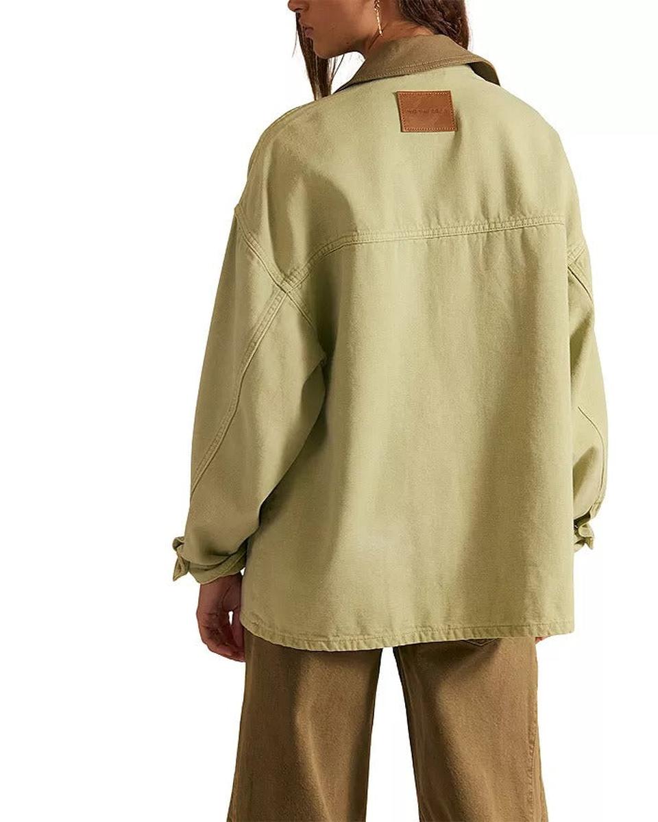 Free People - We The Free Lemon Denim Jacket in Washed Sage