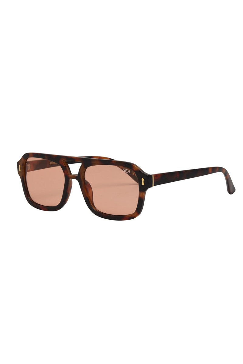 I-SEA - Royal with Tort Frames and Peach Polarized Lenses