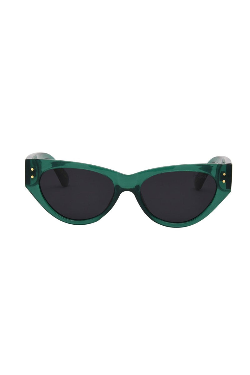I-SEA - Carly with Hunter Green Frames and Smoke Polarized Lenses