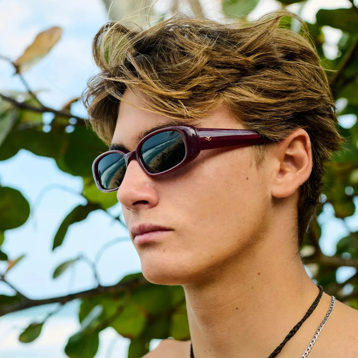 I-SEA - Savoy with Oxblood Lenses and Smoke Polarized Lenses