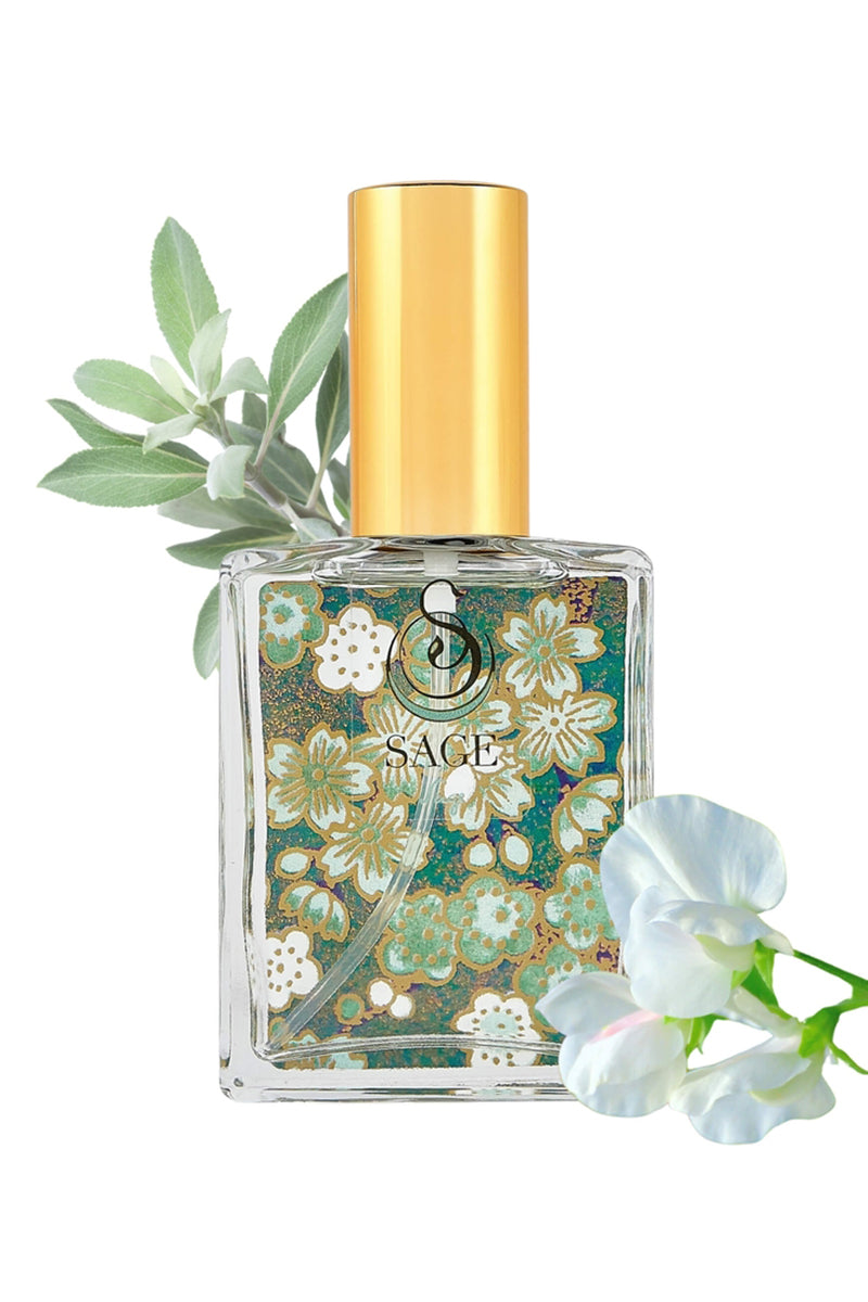 Sage - Sage Organic Perfume Spray - Long Lasting Fragrance - 2 oz