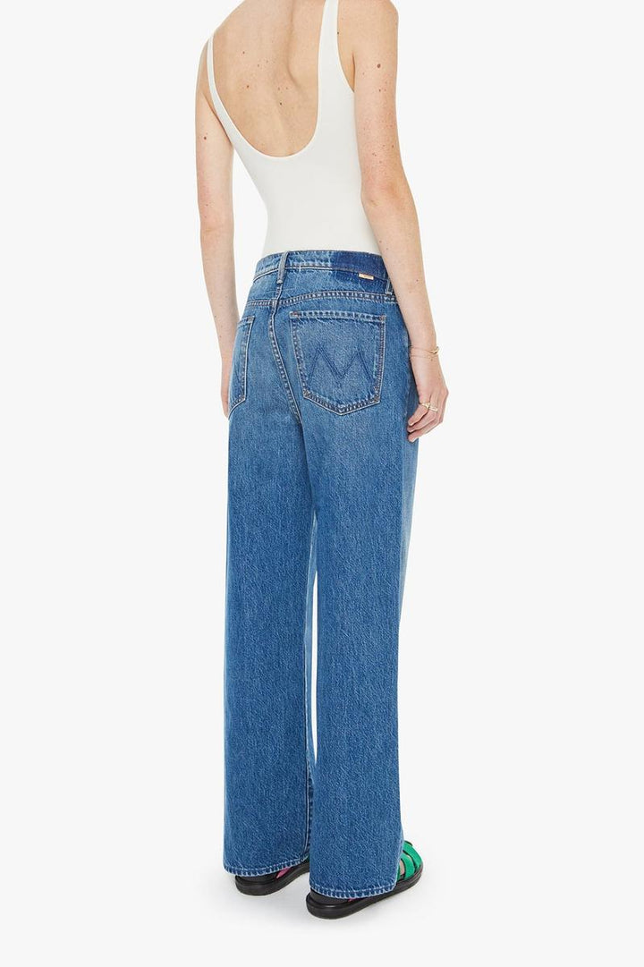 Mother Denim - The Dodger Button Flood in Green Thumb