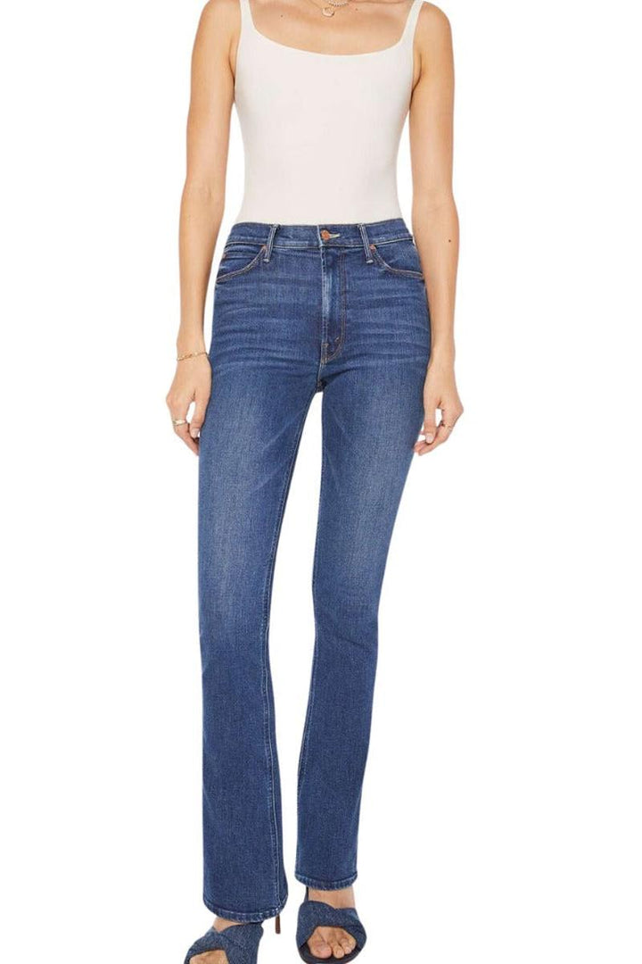 Mother Denim - High Waisted Runaway in Start Your Engines