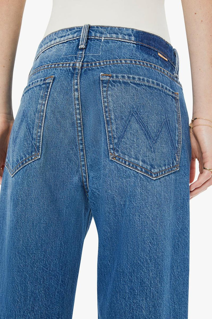 Mother Denim - The Dodger Button Flood in Green Thumb