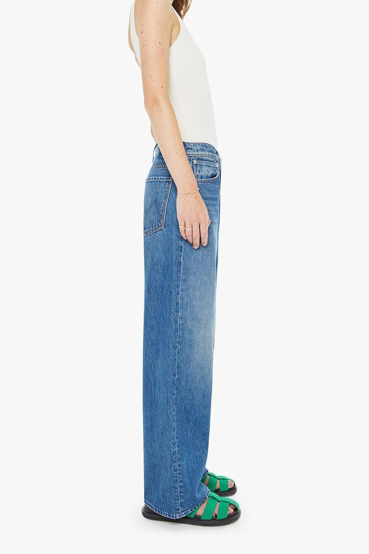 Mother Denim - The Dodger Button Flood in Green Thumb