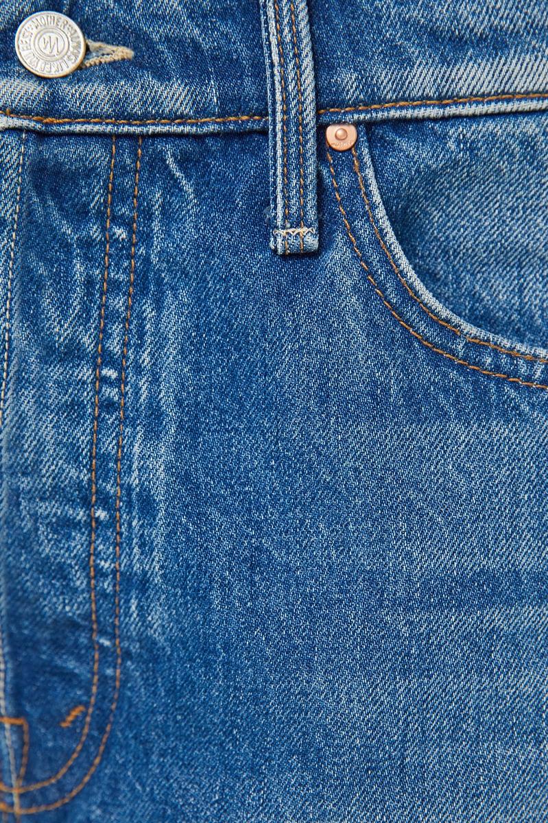 Mother Denim - The Dodger Button Flood in Green Thumb