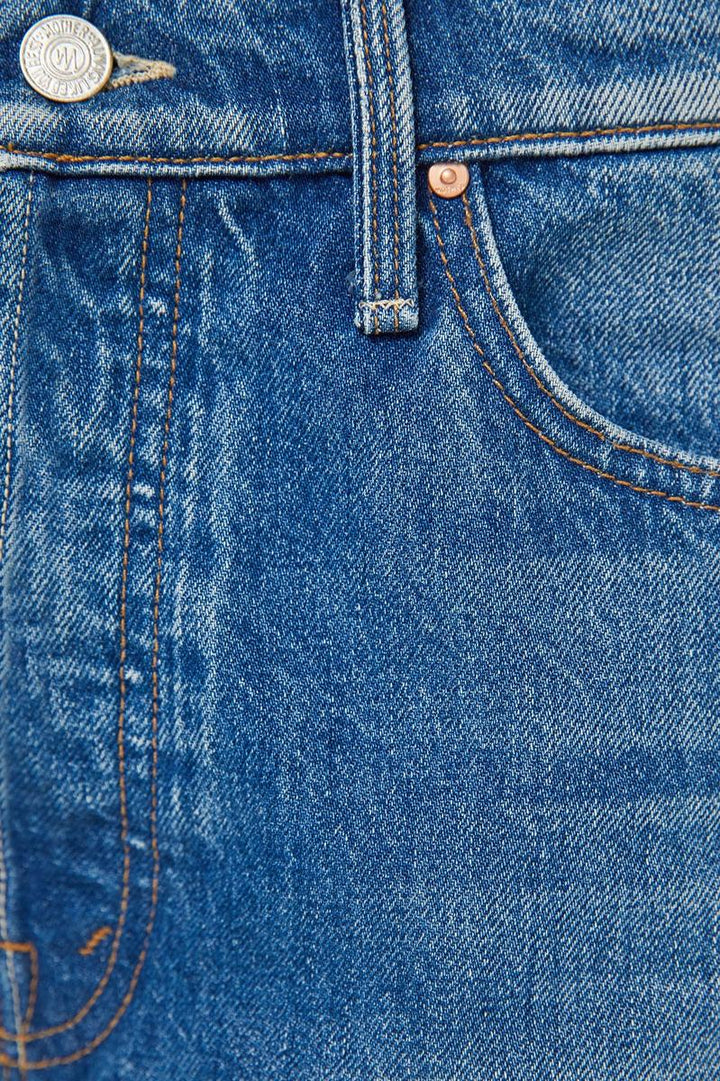 Mother Denim - The Dodger Button Flood in Green Thumb