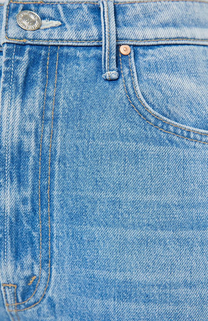 Mother Denim - The Half Pipe Ankle Cuff Fray in Last Bite