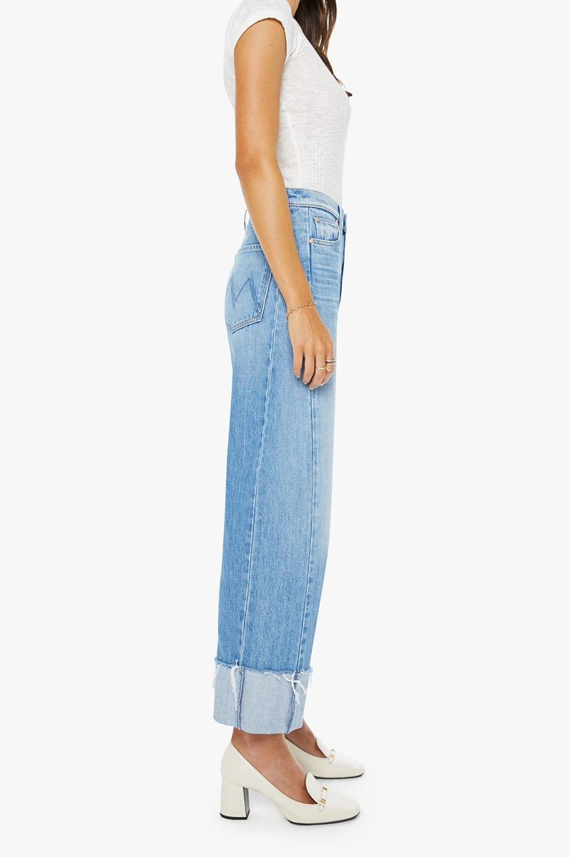 Mother Denim - The Half Pipe Ankle Cuff Fray in Last Bite