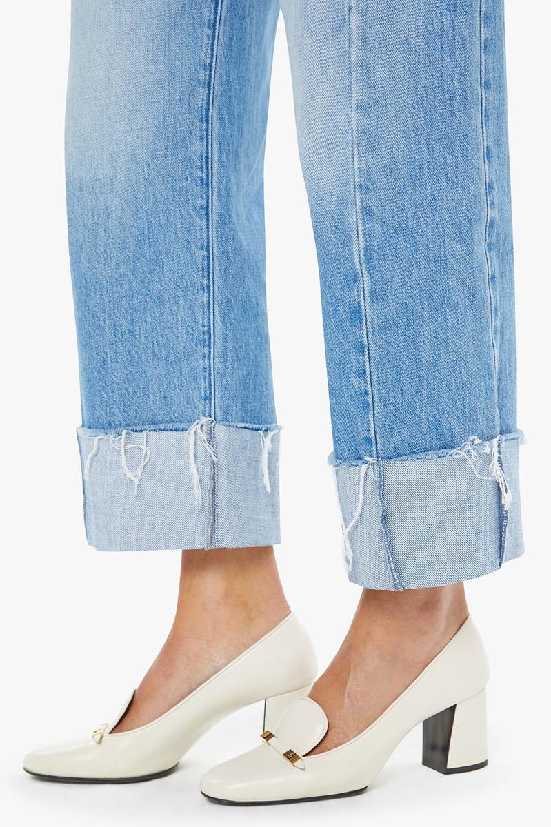 Mother Denim - The Half Pipe Ankle Cuff Fray in Last Bite