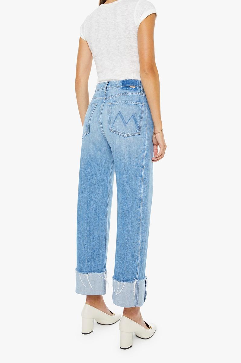 Mother Denim - The Half Pipe Ankle Cuff Fray in Last Bite
