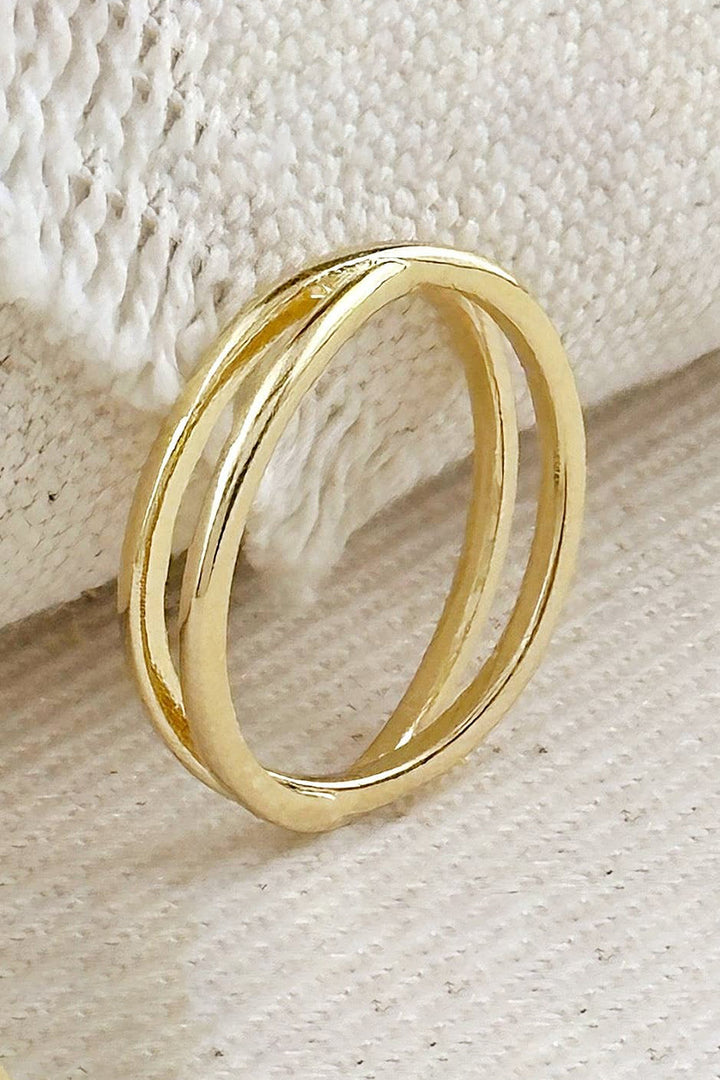 GoldFi - 18k Gold Filled X Ring