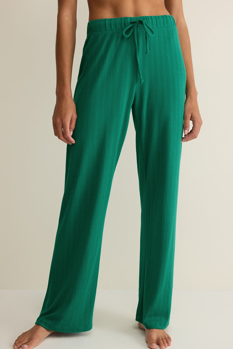 Z Supply - Downhome Pointelle Pant in Light Rainforest