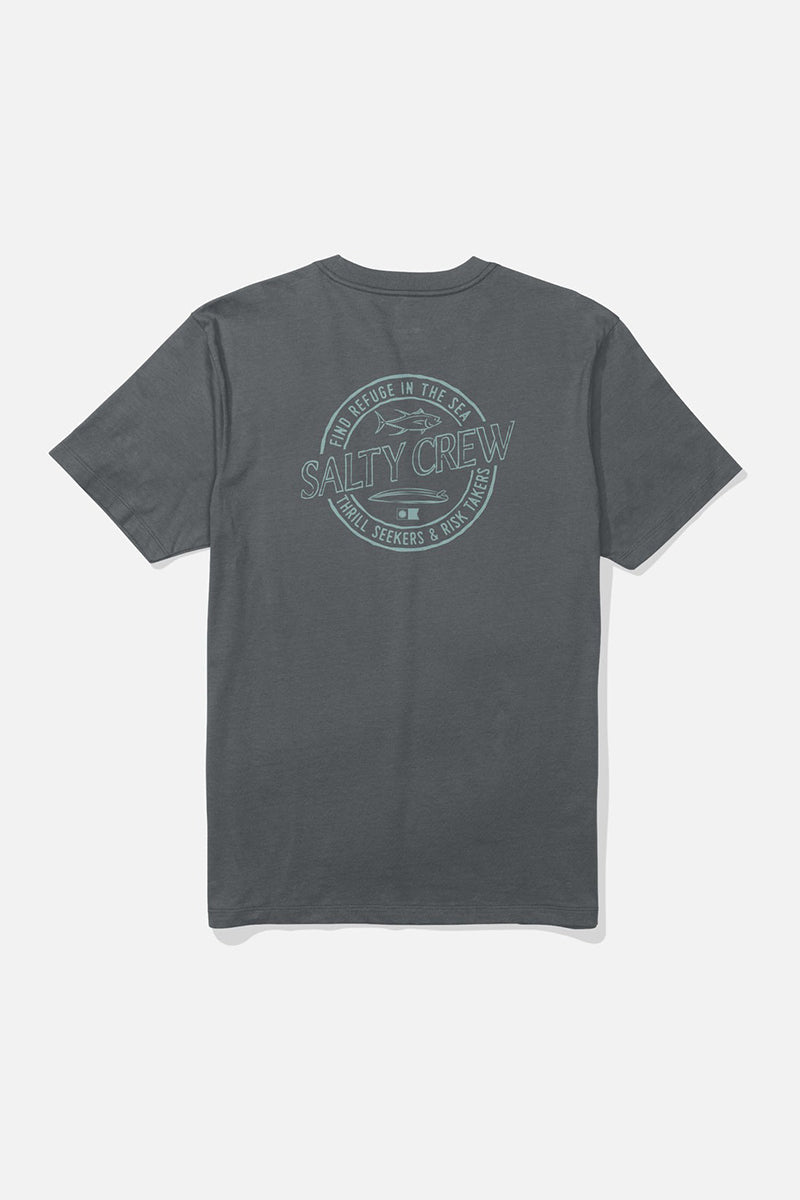 Salty Crew - Skewed Tee in Charcoal