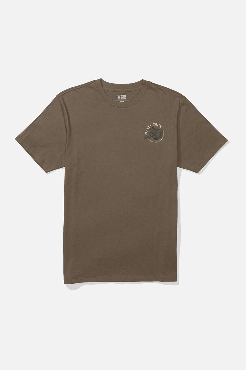 Salty Crew - Reel Good Tee in Teak