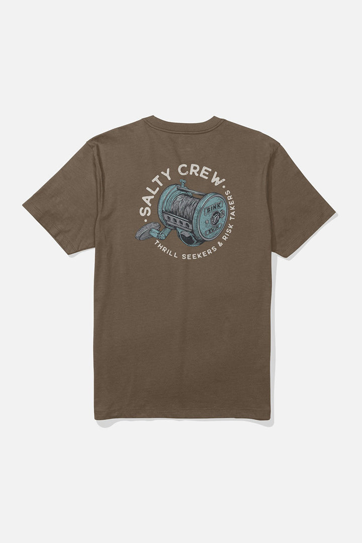 Salty Crew - Reel Good Tee in Teak