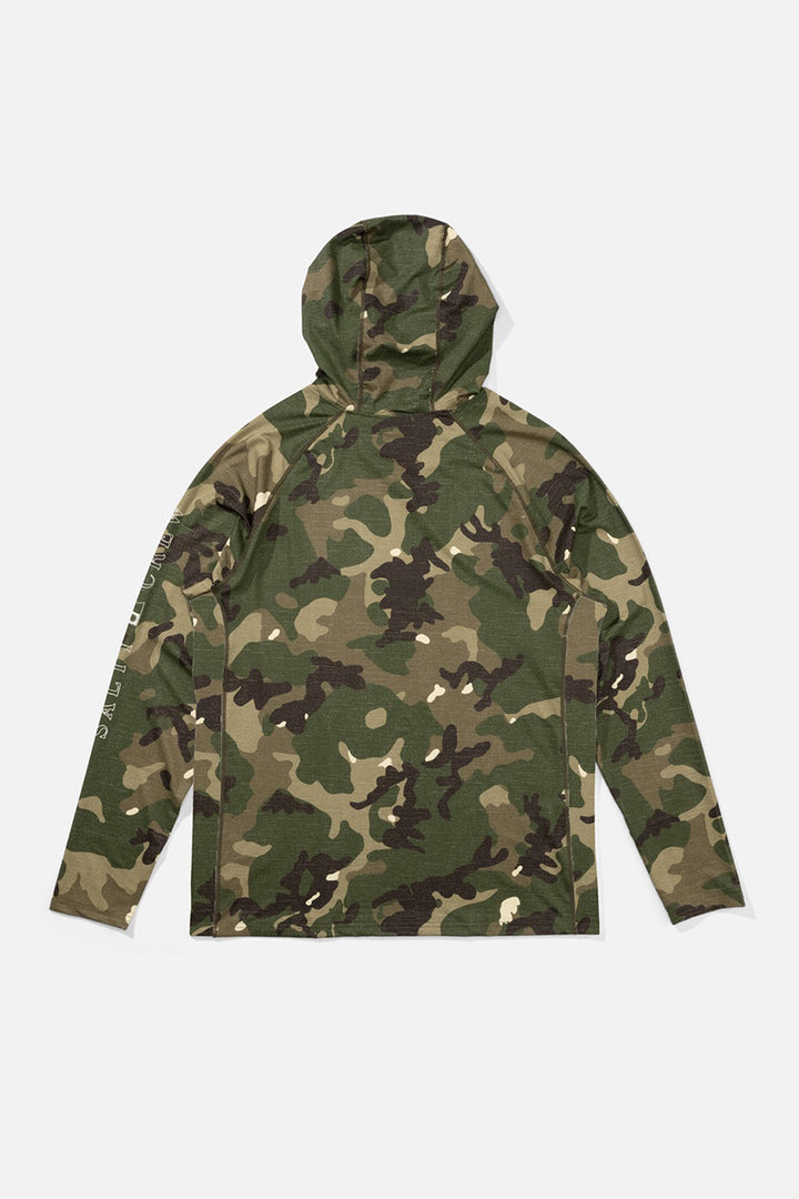 Salty Crew - Apex Perforated Sunshirt Hoodie in Camo