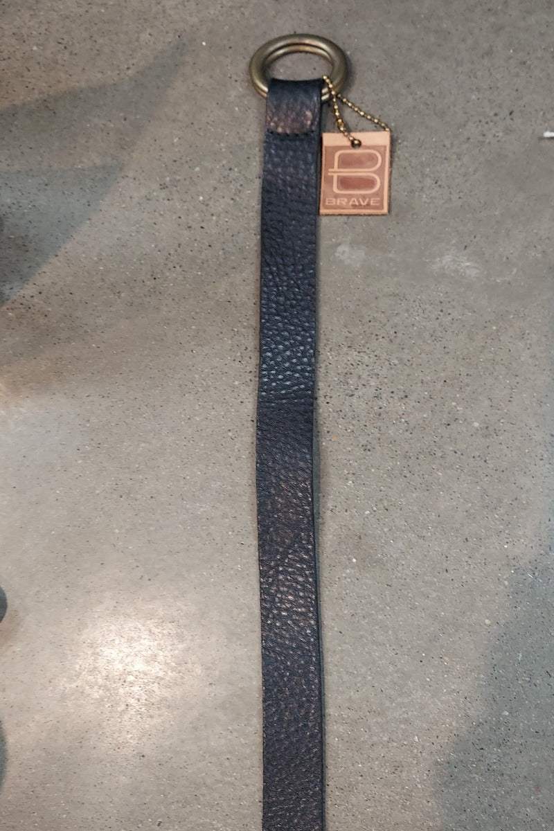 Brave - Leather Garment Belt in Black