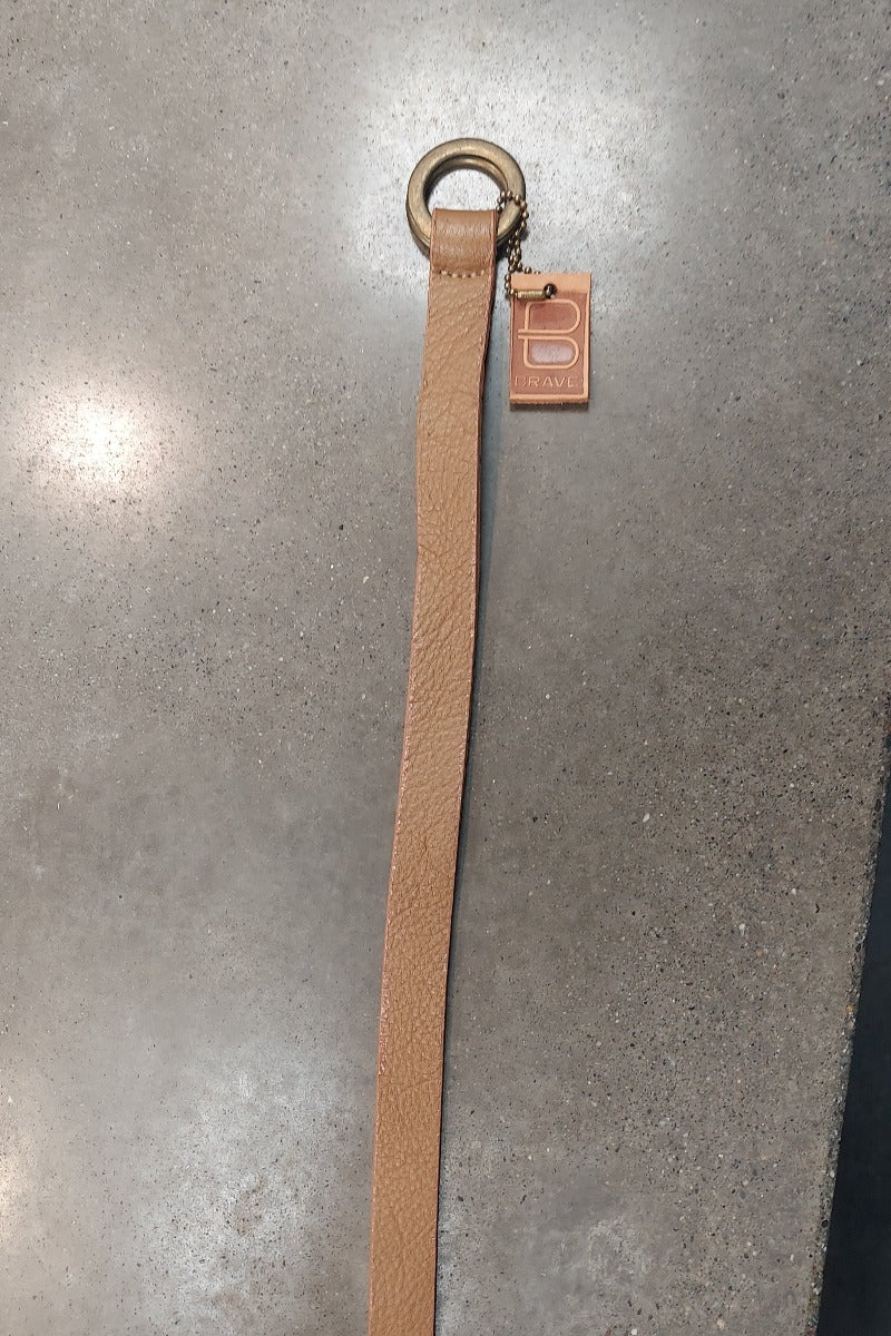 Brave - Leather Garment Belt in Brown