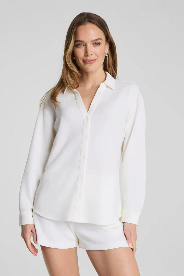 SPANX - Airessentials® Oversized Button Down in Powder