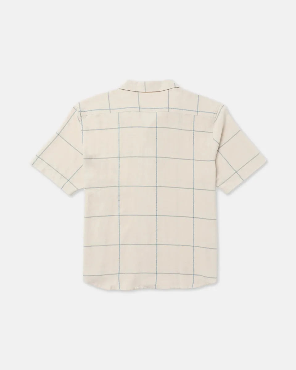 RVCA - Vacancy Plaid Short Sleeve in Ceramic