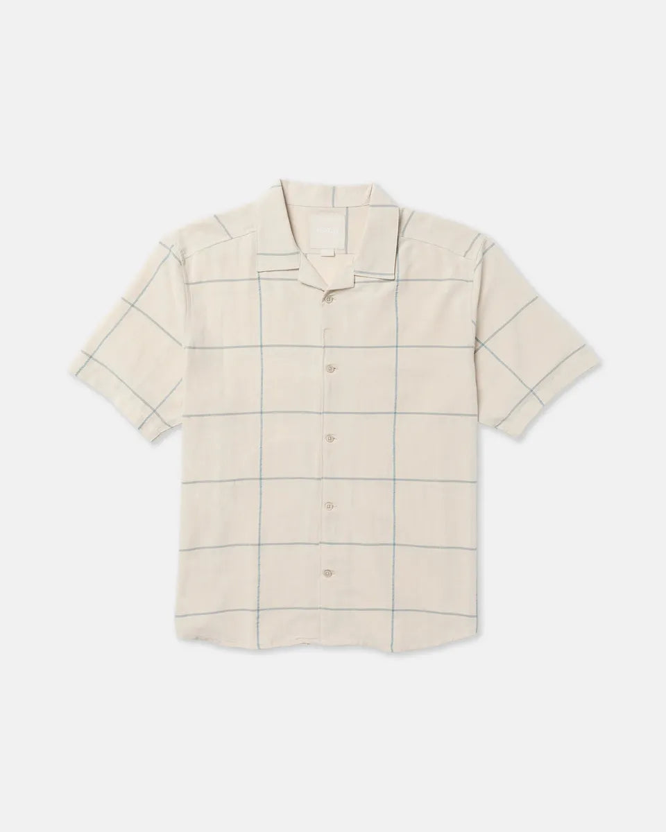 RVCA - Vacancy Plaid Short Sleeve in Ceramic