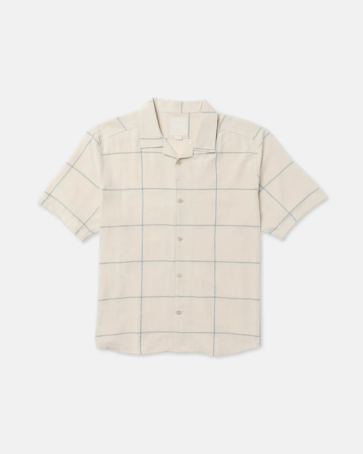 RVCA - Vacancy Plaid Short Sleeve in Ceramic