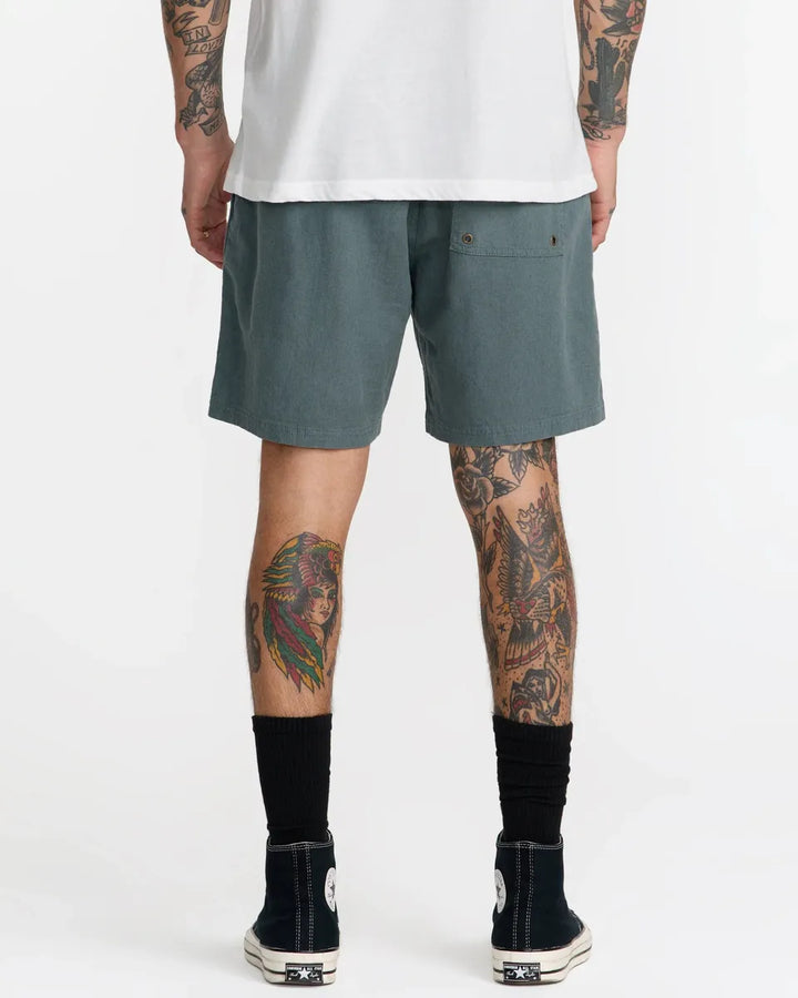 RVCA - Sands Elastic 17in. Short in Balsam Green
