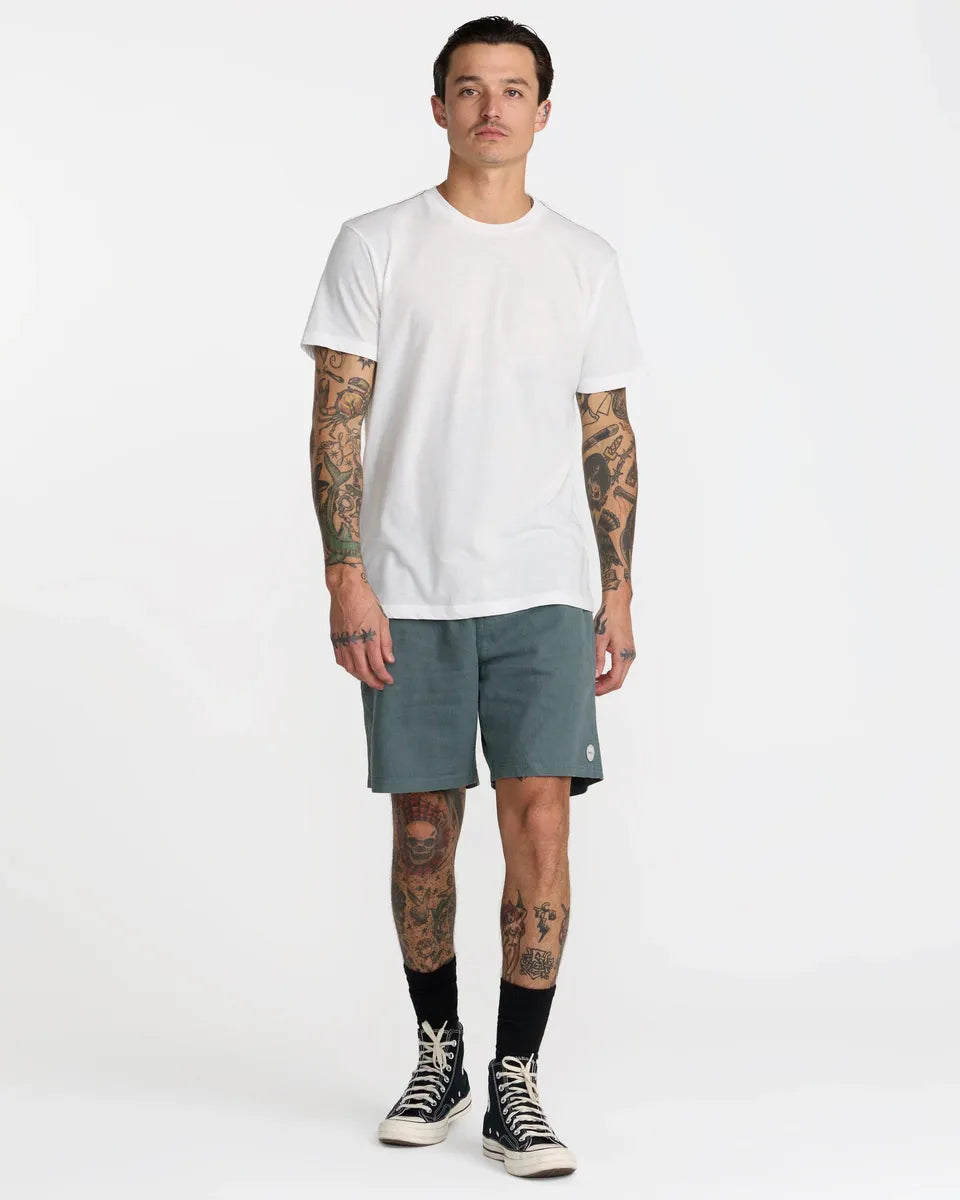 RVCA - Sands Elastic 17in. Short in Balsam Green