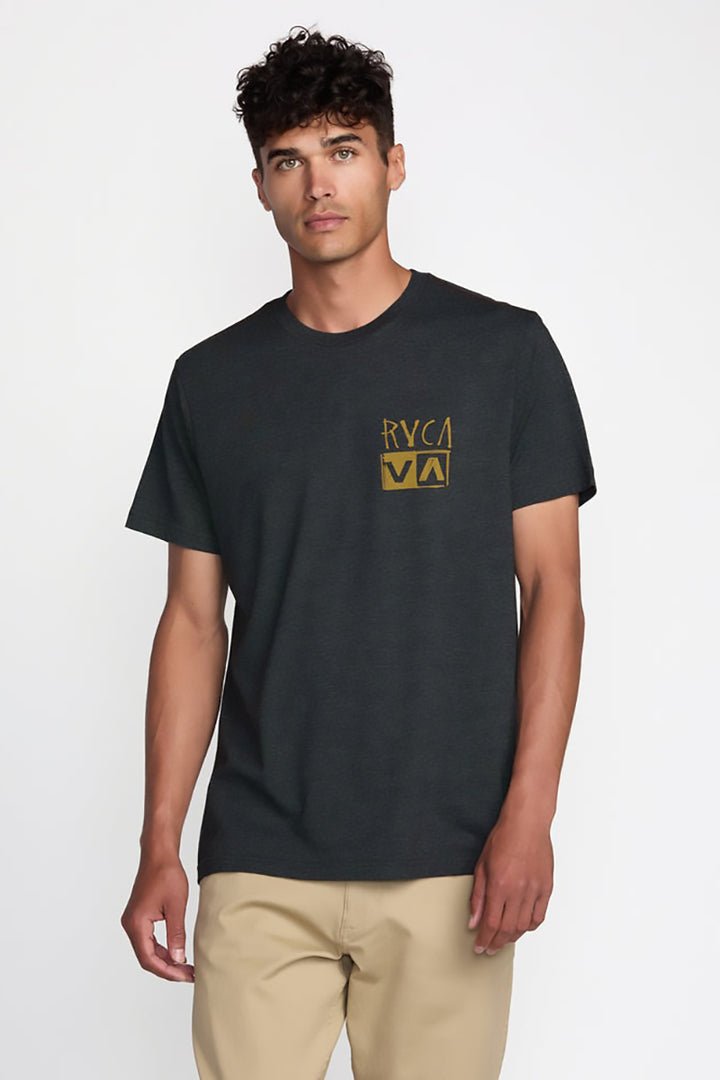 RVCA - Horton Panther Short Sleeve Tee in Black