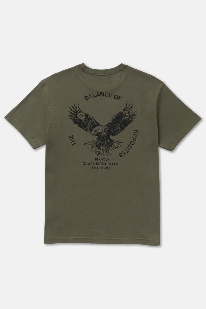 RVCA - Soaring Short Sleeve Tee in Fatigue