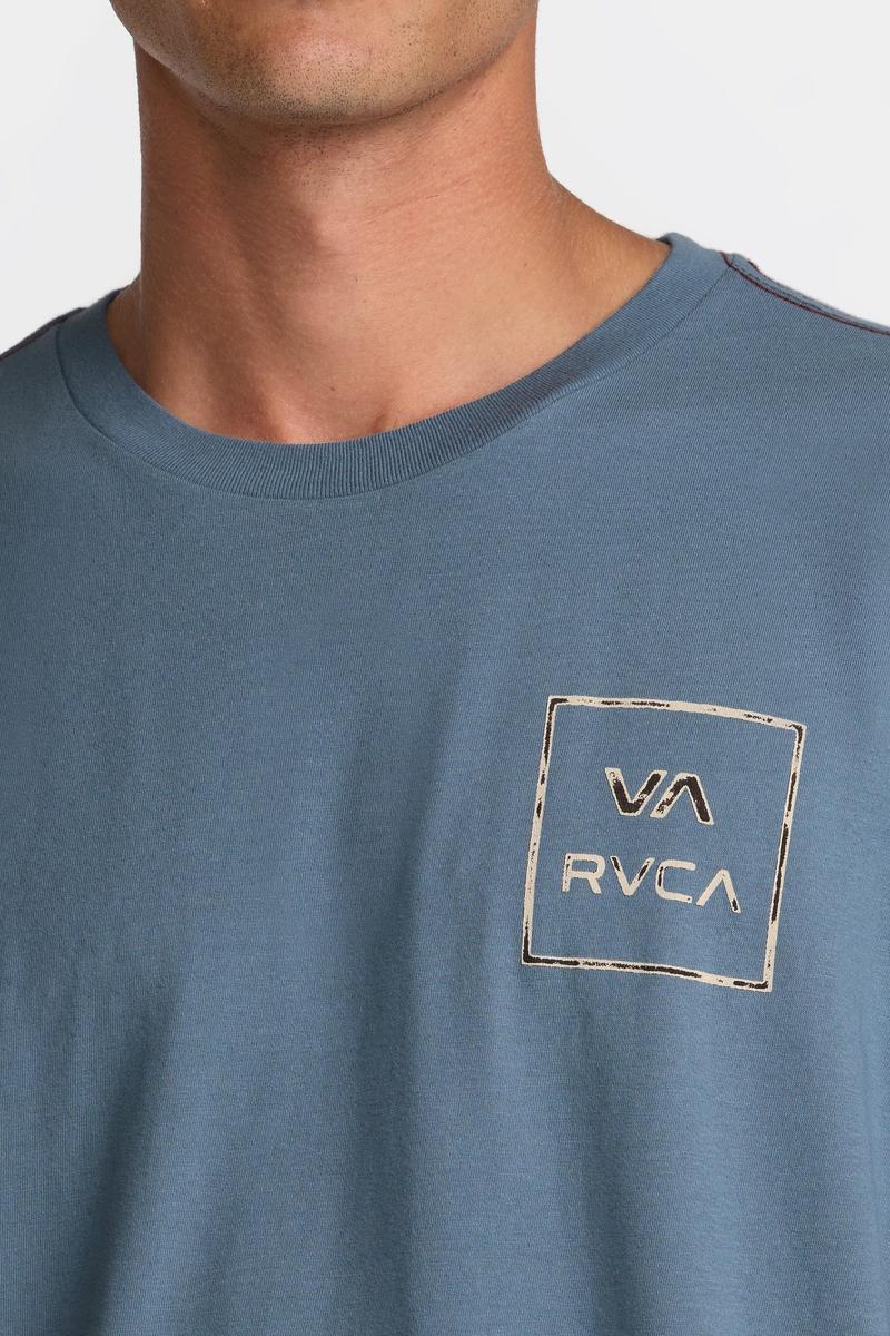 RVCA - VA All The Way Short Sleeve Tee in Vintage Navy
