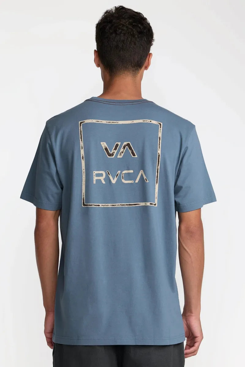 RVCA - VA All The Way Short Sleeve Tee in Vintage Navy