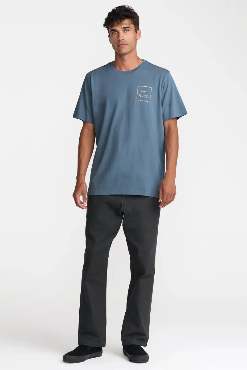 RVCA - VA All The Way Short Sleeve Tee in Vintage Navy