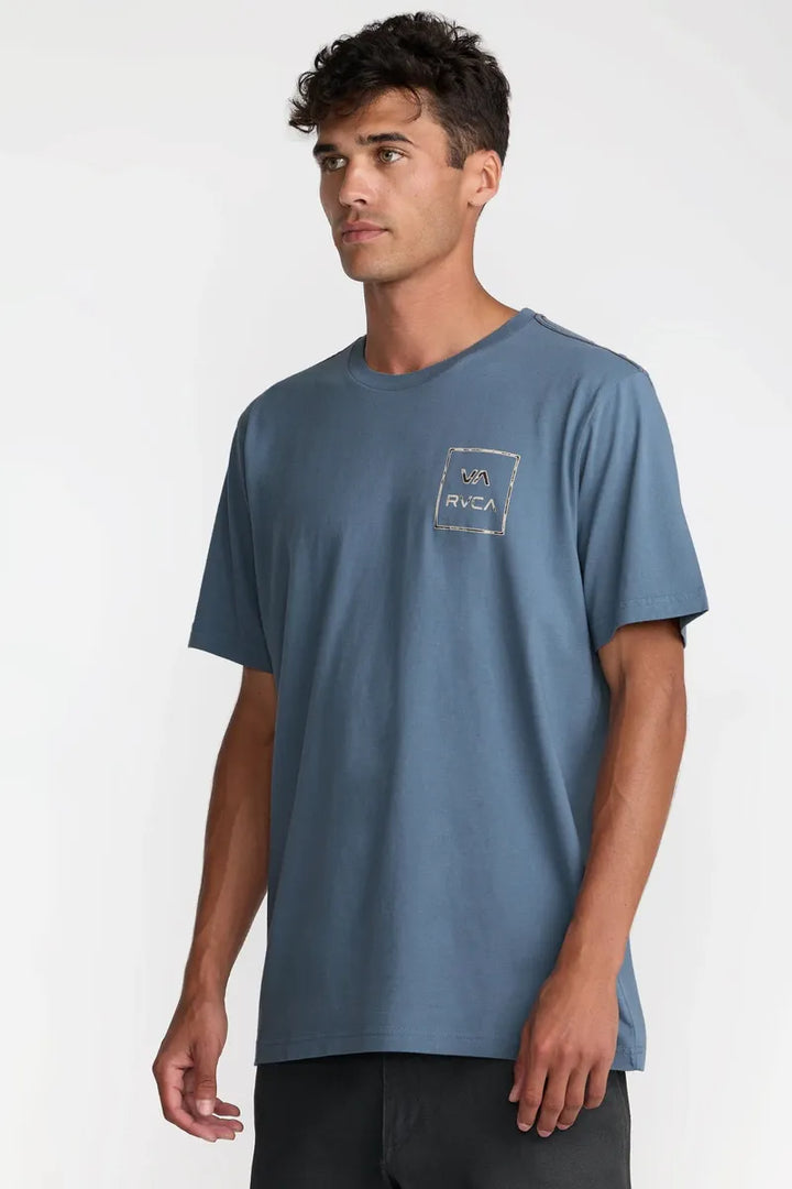 RVCA - VA All The Way Short Sleeve Tee in Vintage Navy