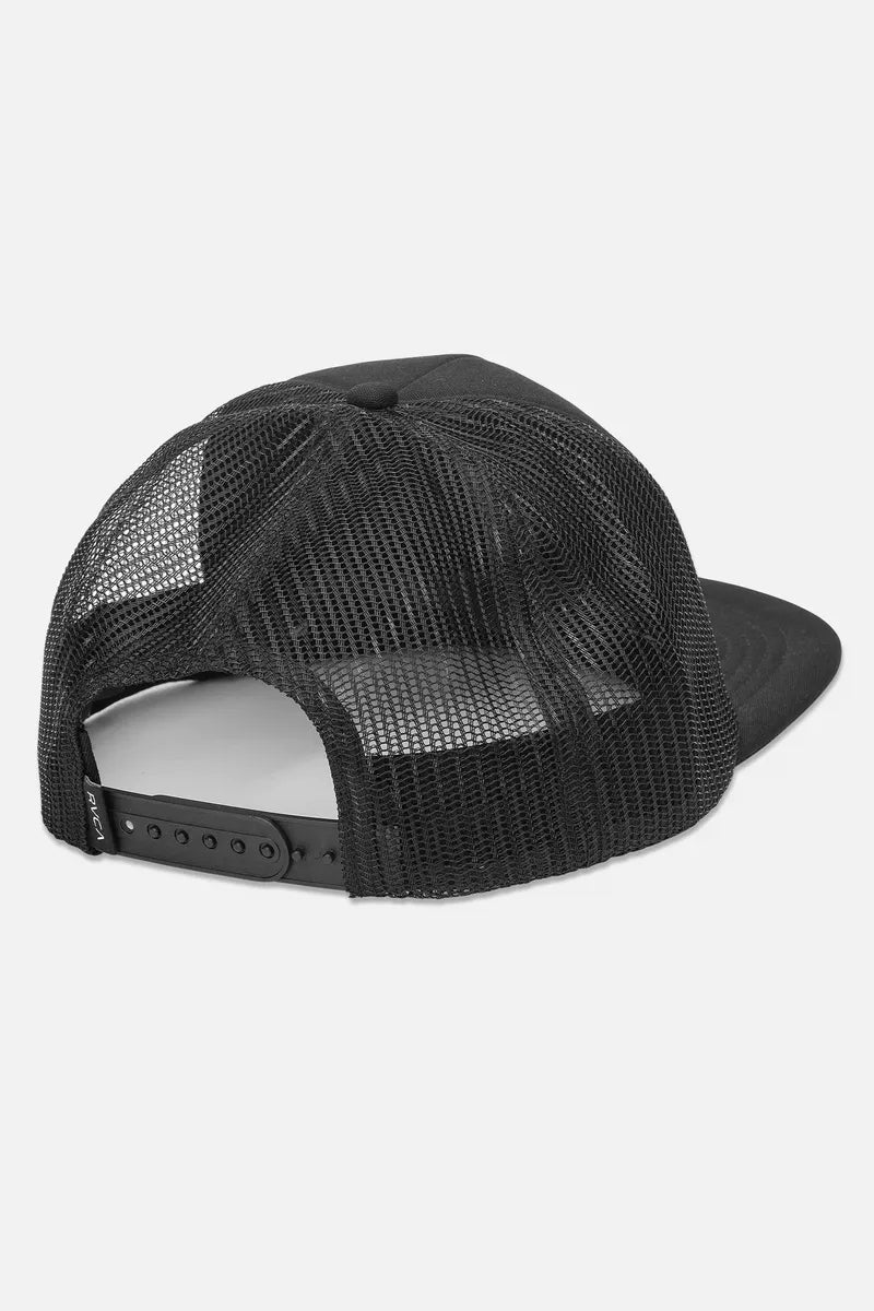 RVCA - Tribal Spin Foamy Trucker in Black