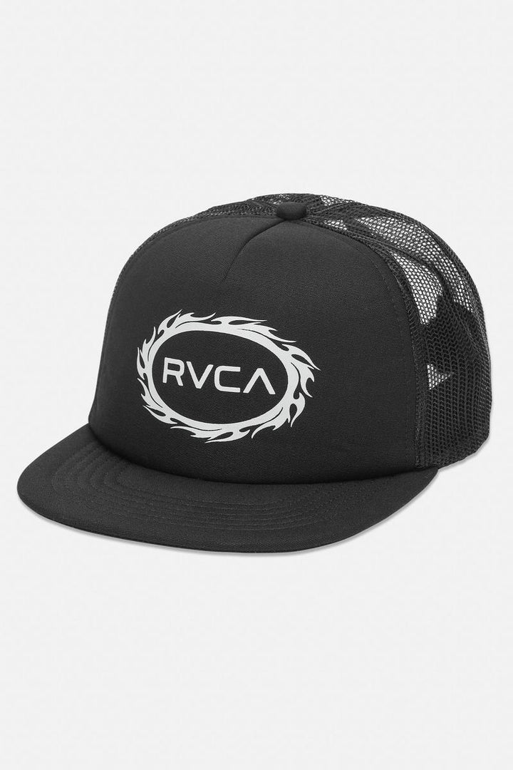 RVCA - Tribal Spin Foamy Trucker in Black