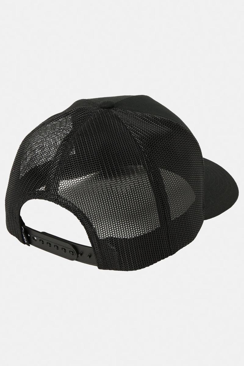 RVCA - Peak Cove Curved Trucker Hat in Black