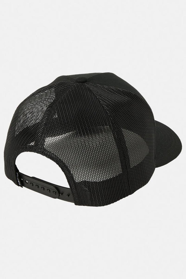RVCA - Peak Cove Curved Trucker Hat in Black