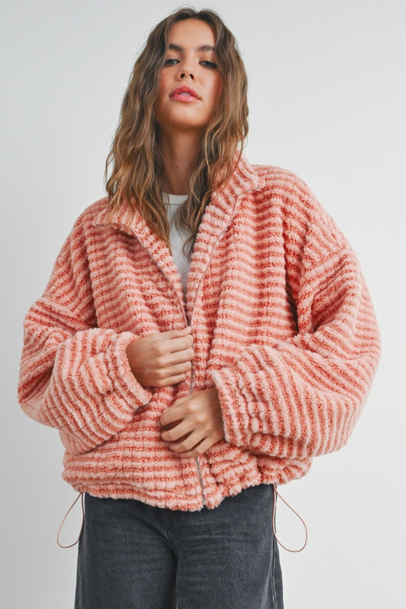 BUTTERMELON - Collared Puffer Jacket