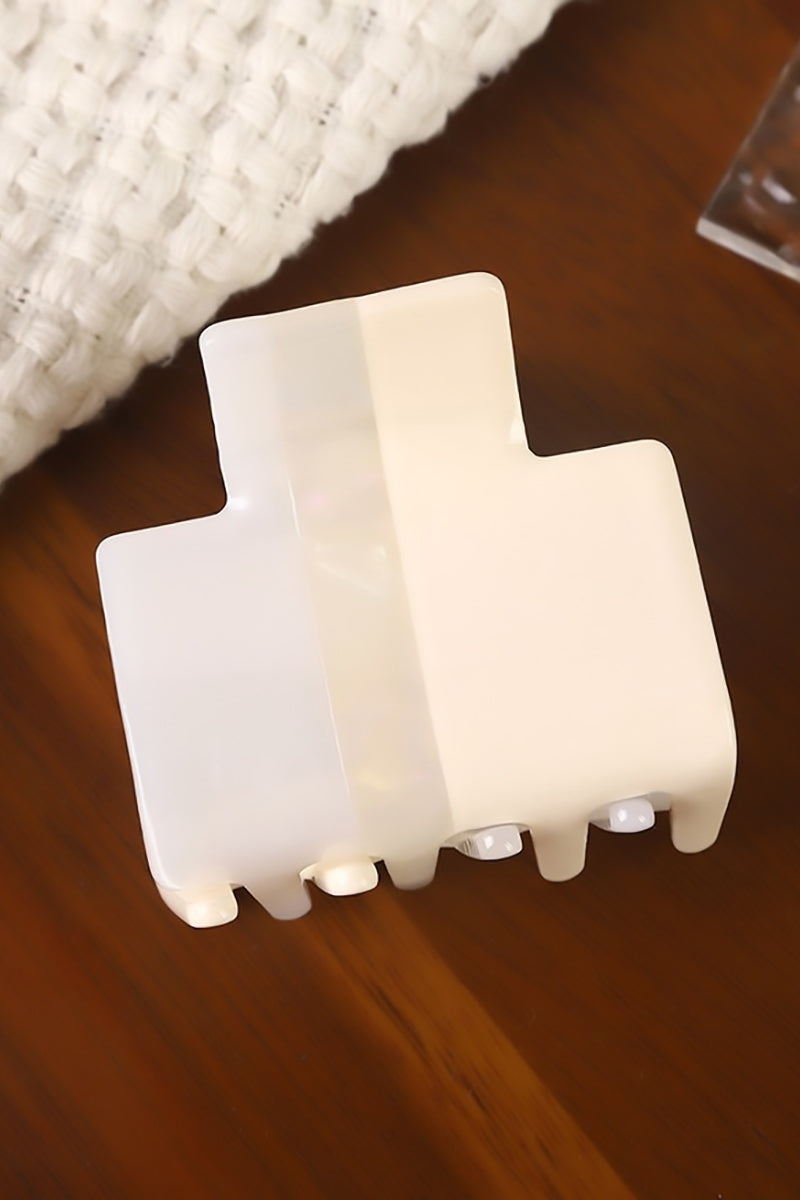 SoapElenGlen - Acetate Square Stripe Hair Claw Clip
