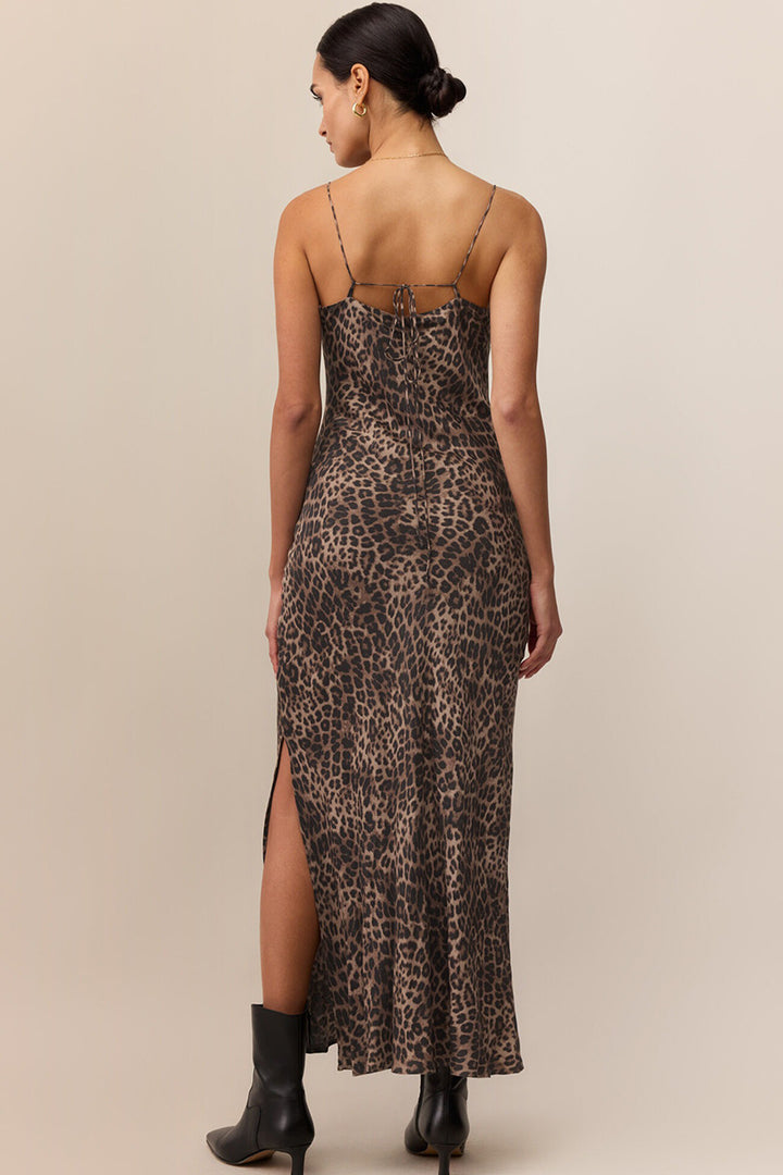 Z Supply - Cielo Leopard Midi Dress in  Desert Tan