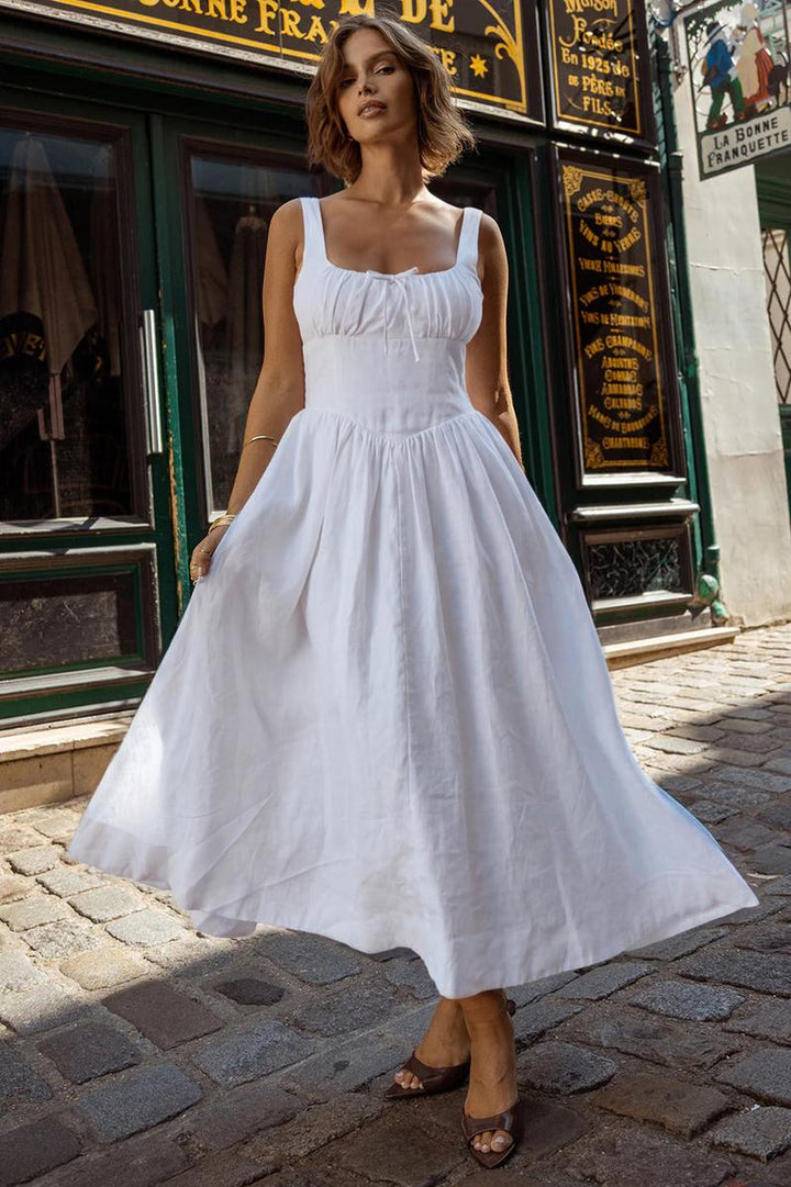 Strawberry Paris - Christina Dress in White