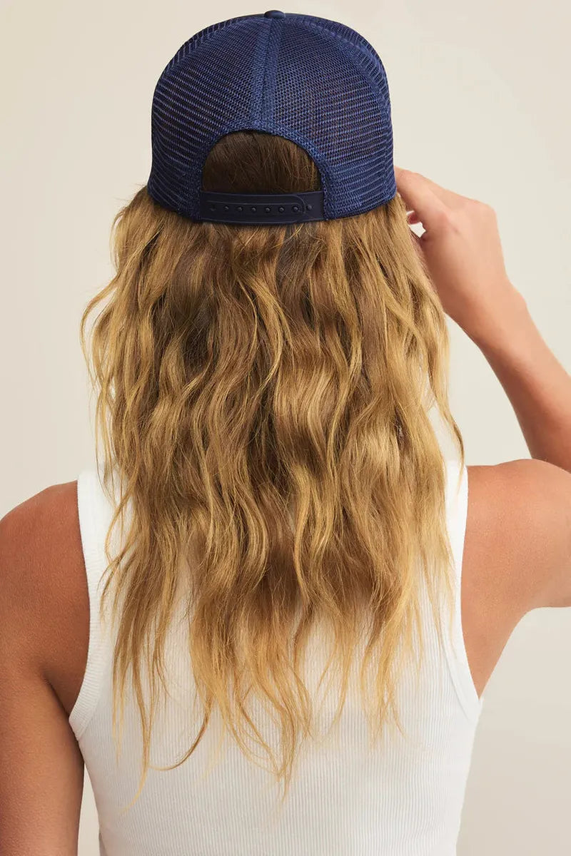 Z Supply - USA Trucker Hat in Yacht Blue