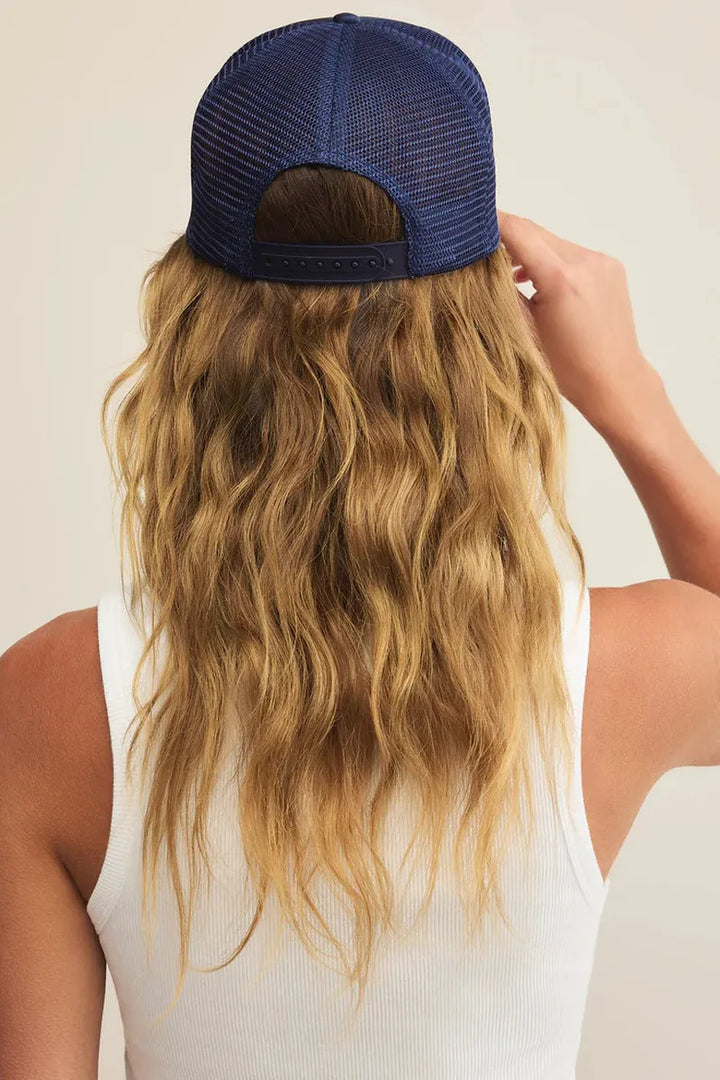 Z Supply - USA Trucker Hat in Yacht Blue