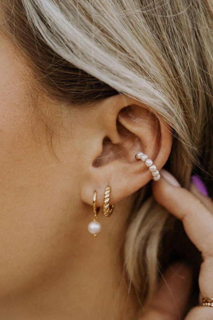 Mauve Jewelry Co. - Brooklyn Twist Hoops in Gold Vermeil