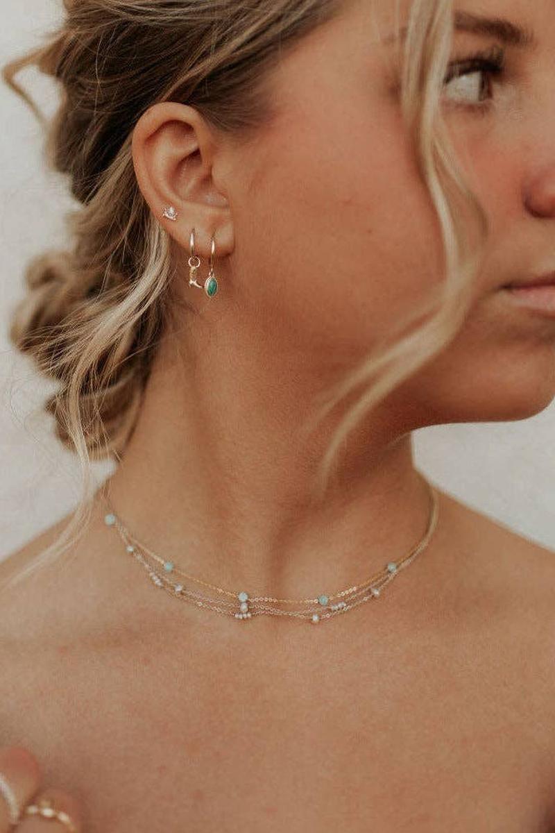 Mauve Jewelry Co. - Malibu Necklace in Turquoise