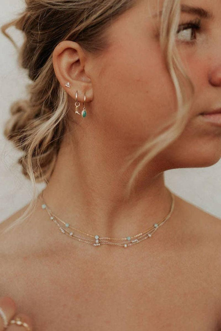 Mauve Jewelry Co. - Malibu Necklace in Turquoise