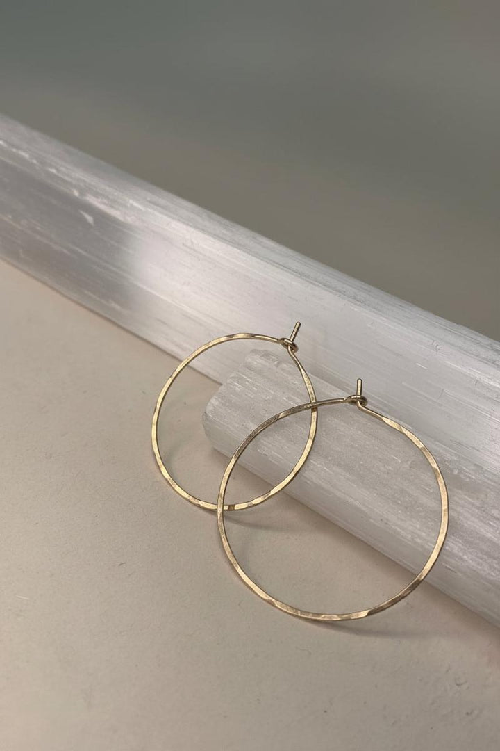 Elysium Jewelry - Circle Hoops in 14k Gold Filled